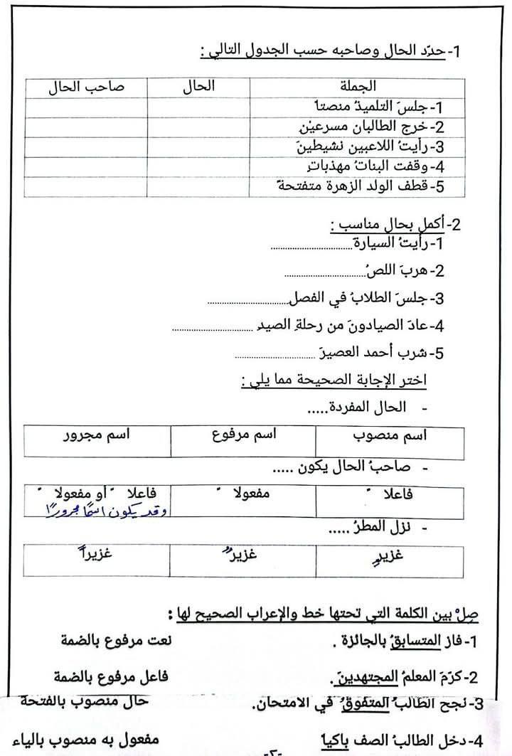 MjQxMzEwMC4yOTQ2 شرح درس قاعدة الحال للصف العاشر الفصل الثاني 2025 المنهاج الاردني